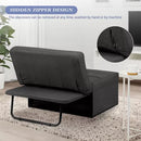 Sofá-Cama 4 em 1 Dobrável – Design Moderno, Ajustável e Versátil em Linho Respirável