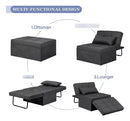 Sofá-Cama 4 em 1 Dobrável – Design Moderno, Ajustável e Versátil em Linho Respirável