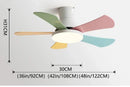 ZenithBreeze Kids - Ventilador de Teto Infantil com iluminação
