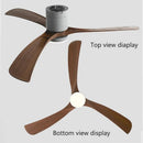 Ventilador de teto moderno com Iluminação e Controle Remoto - ZenithBreeze X2