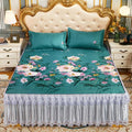 Conjunto Luxury Realeza™ Seda Cetim: Colcha + Fronhas
