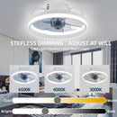 Ventilador de teto portátil com iluminação  - Ventiluz Elegance