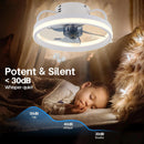 Ventilador de teto portátil com iluminação  - Ventiluz Elegance