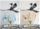 Ventilador de teto moderno Estilo Industrial com controle remoto - ZenithBreeze UrbanWind Elite Edition