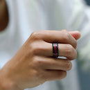 Anel Zircon Vermelho