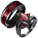 Anel Zircon Vermelho