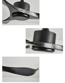 Ventilador de teto moderno Estilo Industrial com controle remoto - ZenithBreeze UrbanWind Elite Edition