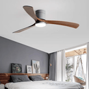 Ventilador de teto moderno com Iluminação e Controle Remoto - ZenithBreeze X2