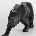 Estátua geométrica de Leopardo