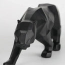 Estátua geométrica de Leopardo