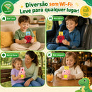Maquina Cartão Fala Inglês E Português Educacionais Com 112 Cartões Brinquedo flashcards